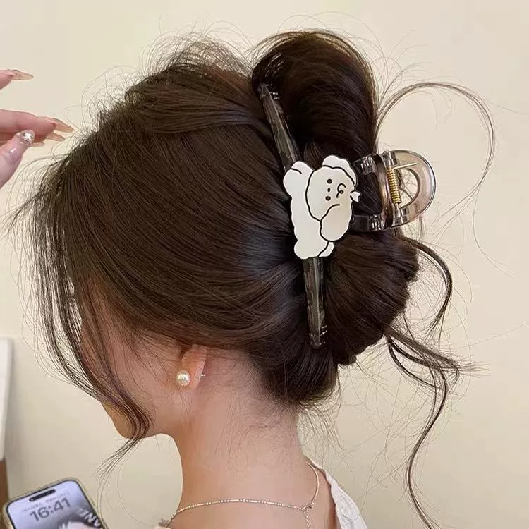 Cartoon cute crab pin, shark, hairgrip, hair accessory, new collection