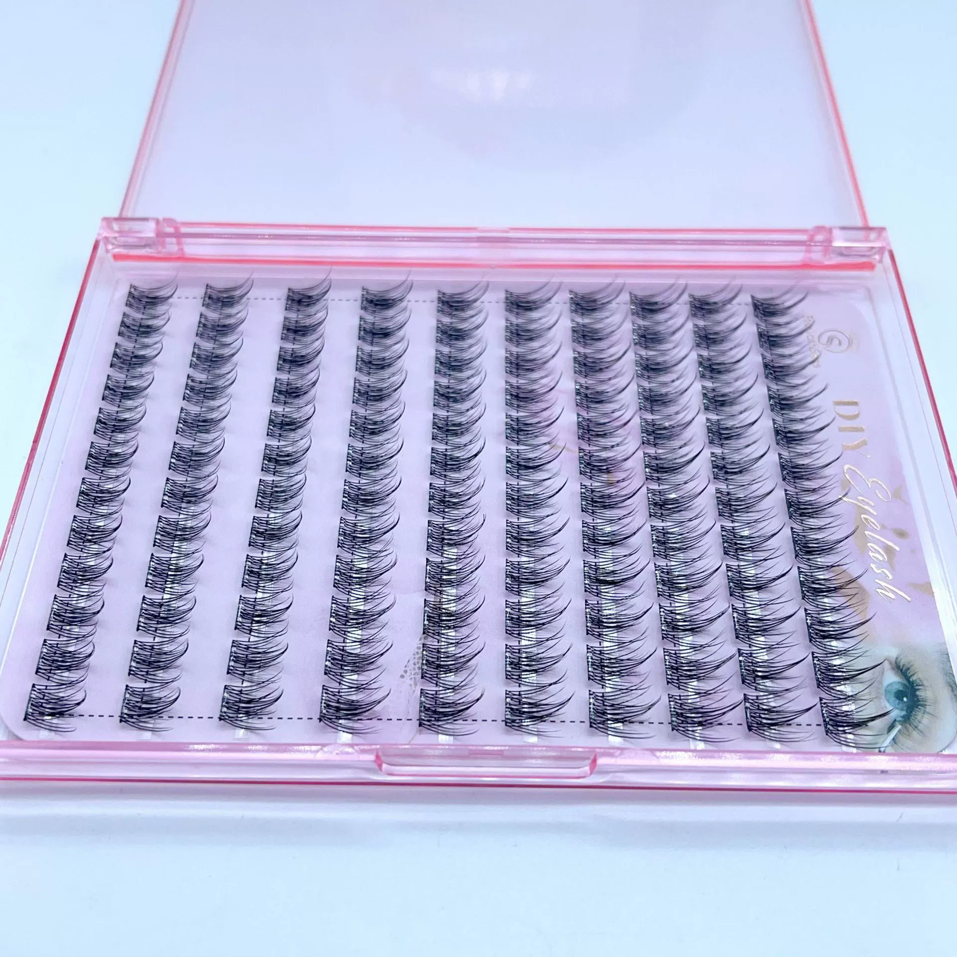 Удлиненные плотные нацепляющиесяlashes для наращивания, отдельные пучки ресниц, прямой от производителя