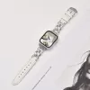 [Xiaoxiangfeng Genuine Leather Metal Chain] White