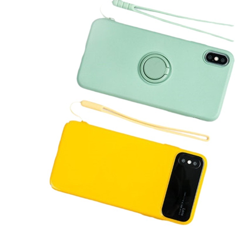Mobile Phone Lanyard Liquid Silicone Hand Rope Short Style Unisex Colorfulful Elastic Soft Mobile Phone Chain U Disk Water Cup Lanyard