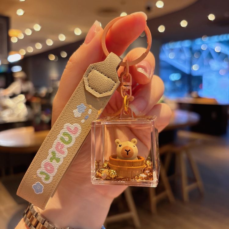 61g Weight Bag Pendant, Keychain Classification 1 Piece Quantity Holiday, Daily Occasion Acrylic Material Cartoon Character Pattern Unisex Gender Cute Style 1 Piece Cute Cartoon Character Acrylic Unisex Bag Pendant Keychain 15