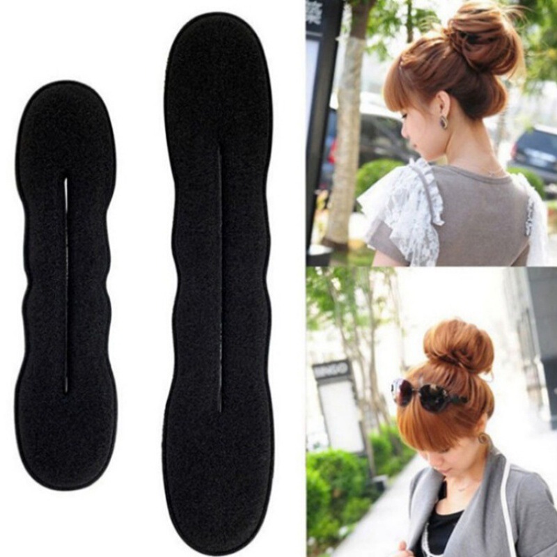 Korean Style Hair Accessories Large Bun Maker Spongebob Bun Hair Styling Tool Hair Braider Wholesale Geometric