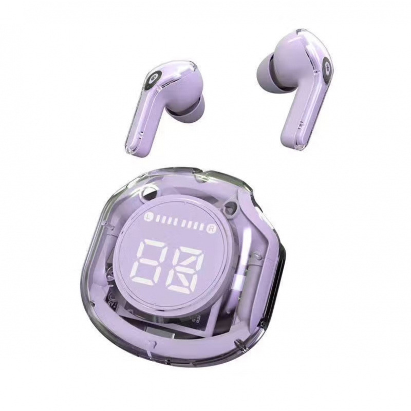 Auriculares Bluetooth inalámbricos de cristal de segunda generación, auriculares de cápsula espacial con pantalla digital en la oreja, Bluetooth, batería de larga duración inalámbrica real