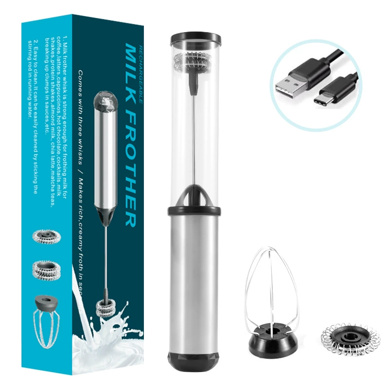 Handheld electric cream coffee mixing stick, breast pump