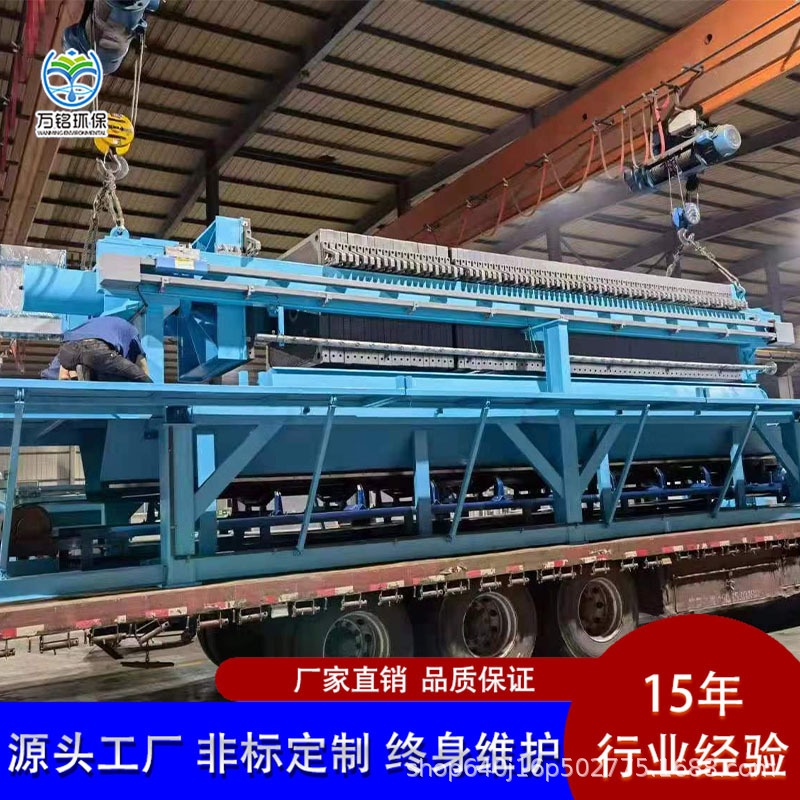 厂家直销印染废水脱色一体化污水处理设备板框压滤机
