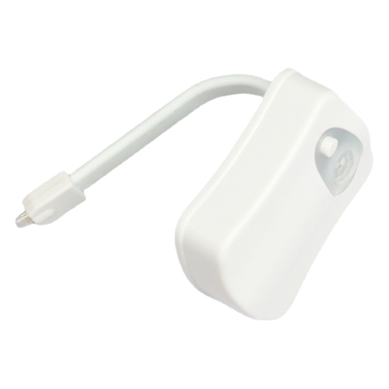 LED luz de la noche de inducción del cuerpo humano inodoro colgando atmósfera luz 8 colores 16 colores luz de la cubierta del inodoro luz de la inducción del inodoro
