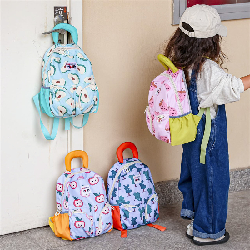 Spring Outing Children's Backpack Girl's Travel Girls' Backpack Lightweight Cute Baby's Schoolbag Kindergarten Boys