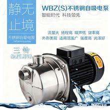 304不锈钢自吸式喷射泵耐腐洗衣增压泵抽酒食品饮料家用自来水