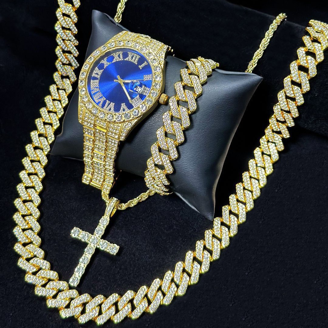 골드 및 블루 슈트(상자 없음)