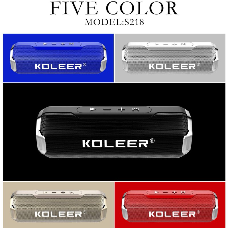 KOLEER bluetoothスピーカー屋外ポータブルカードサブウーファーダブルスピーカーbluetoothオーディオ|undefined