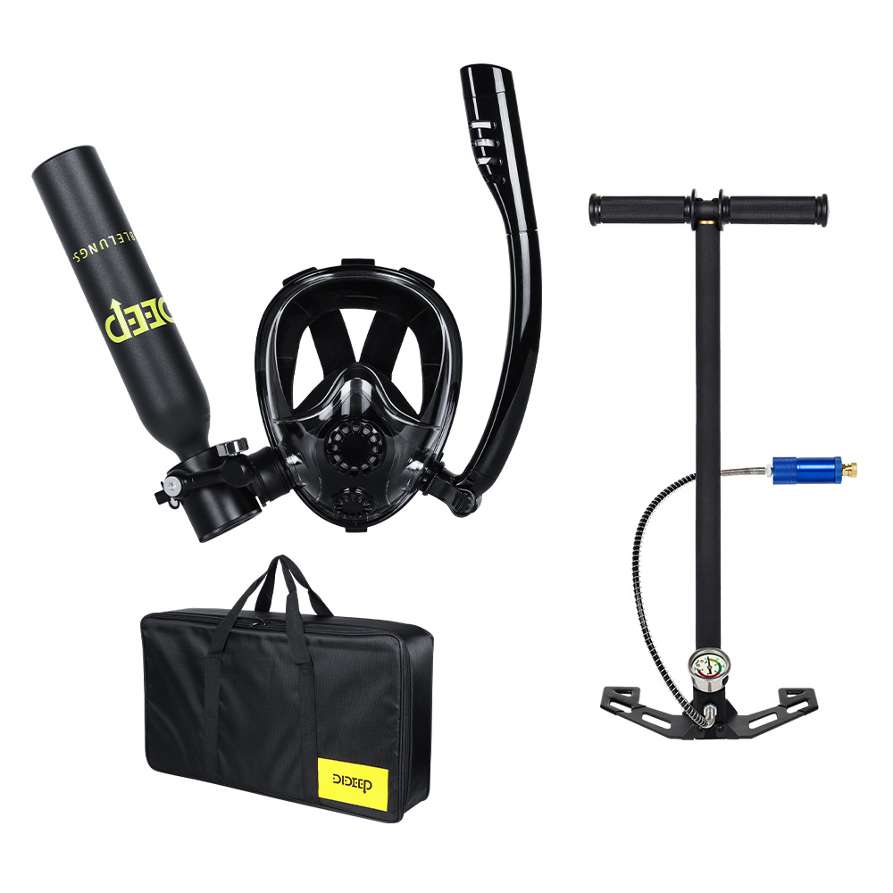 DIDEEP0.5LPlus nueva máscara de buceo, botella de oxígeno, respiración submarina, equipo de buceo, tanque de oxígeno de respiración