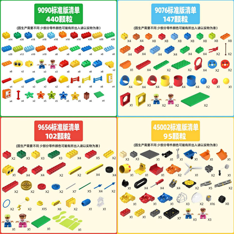 Compatible with Lego Large Particle Building Blocks Variant 45002 Gear Mechanical 9656 Pipeline 9076 Basic 9090 Teaching Aware
