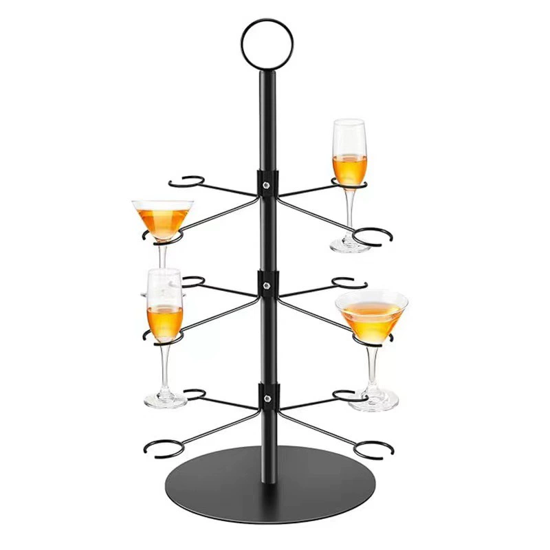 Подставка для коктейлей в стиле лайт-люкс для свадебных торжеств, металлическая башня для напитков, подставка для подачи бокалов для шампанского, разборная.