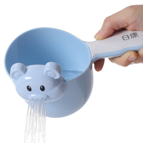 Rikang water ladle household baby shampoo cup cartoon baby shower water scoop children's flush shampoo cup