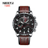 Sports waterproof swiss watch stainless steel, solid steel belt, wholesale