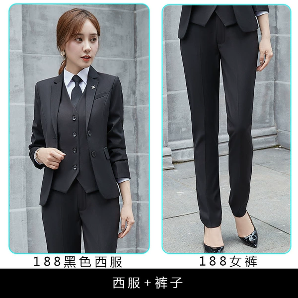 Female black suit ‖ pants