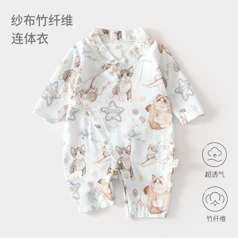 Children's gauze summer long-sleeve