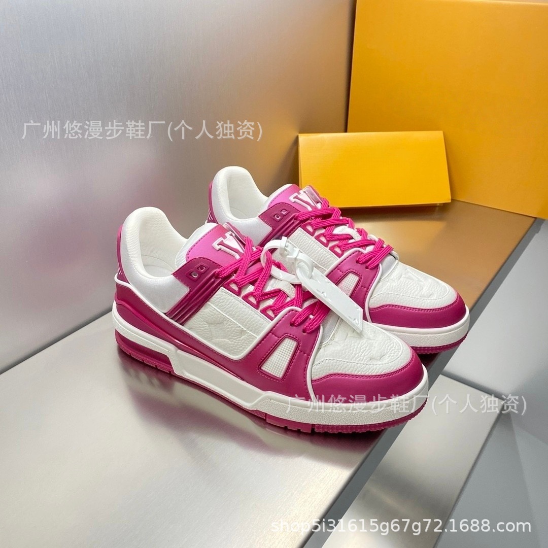 Zapatos Lujia, versión Guangzhou, zapatillas deportivas con estampado vaquero, suela gruesa, unisex, casuales, versátiles y modernas.