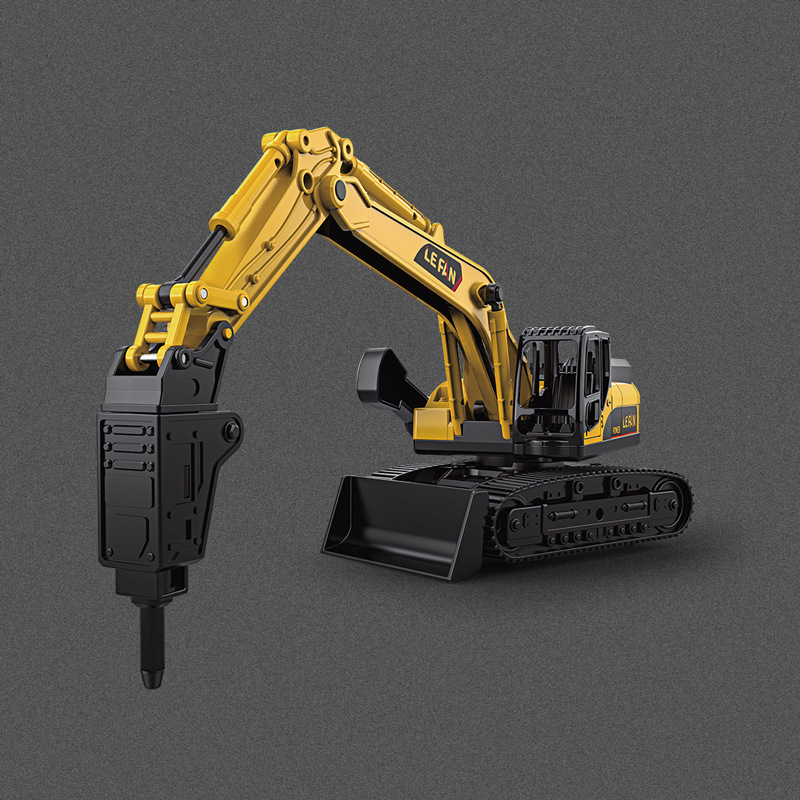 Al por mayor coche de juguete niño niños gran inercia ingeniería vehículo excavadora suciedad coche pinza taladro modelo