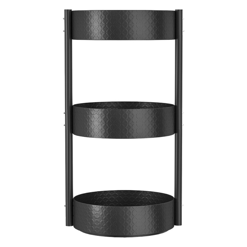 Rack de condimento giratorio mesa de cocina rack de almacenamiento multicapa multifuncional estante de condimento giratorio de 360 grados