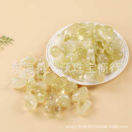 天然黄水晶滚石大颗粒碎石 饰品摆件装饰 水晶工艺品水晶原石