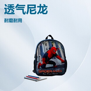 Spider-Man Kindergarten School Bag Women's New Cartoon Cute Baby School Bag Children's Lightweight Backpack Cross-Border Dropshipping