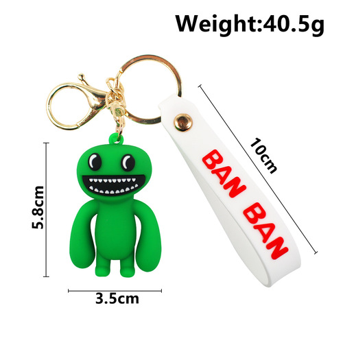 New Garten of banban garden keychain Garten of banban plush pendant Banban kindergarten pendant
