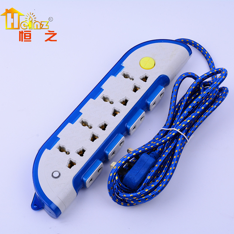Exportación creativa inteligente Jieyang144 placa de conexión impermeable multi-enchufe con enchufe lateral multipropósito