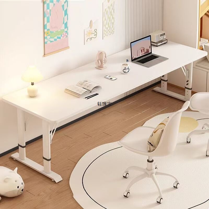 Double Computer Table, Home Liftable E-Sports Table, Living Room Desk, Simple Bedroom Study Table, Desk, Long Table