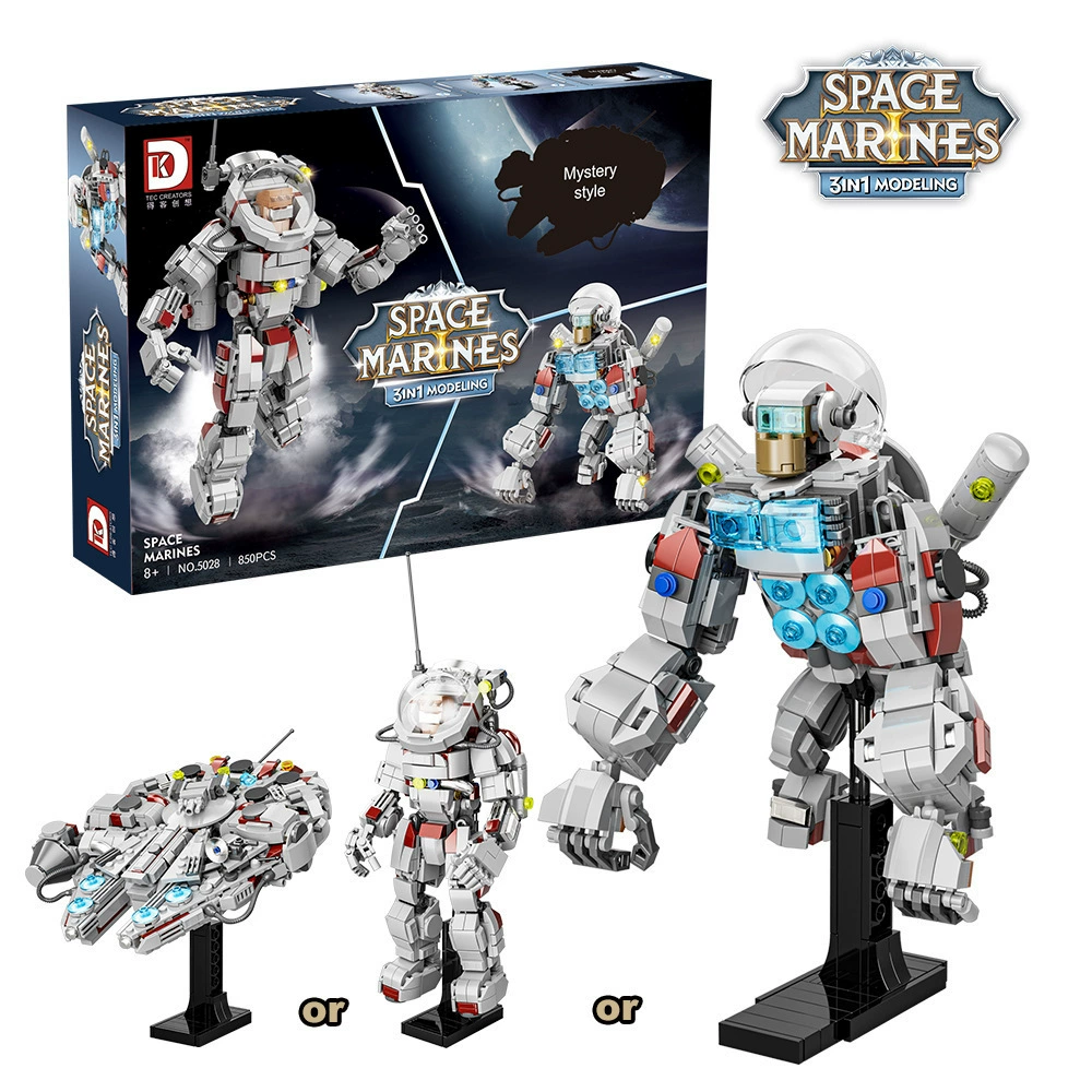 得客创想 Lego, конструктор, космическая игрушка, боевой модуль