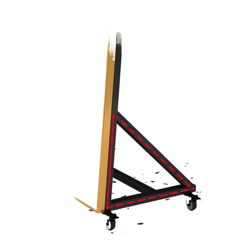 3L mobile dance mirror, extra large mirror with wheels and brakes, household full-length floor-to-ceiling mirror, dance studio practice room row