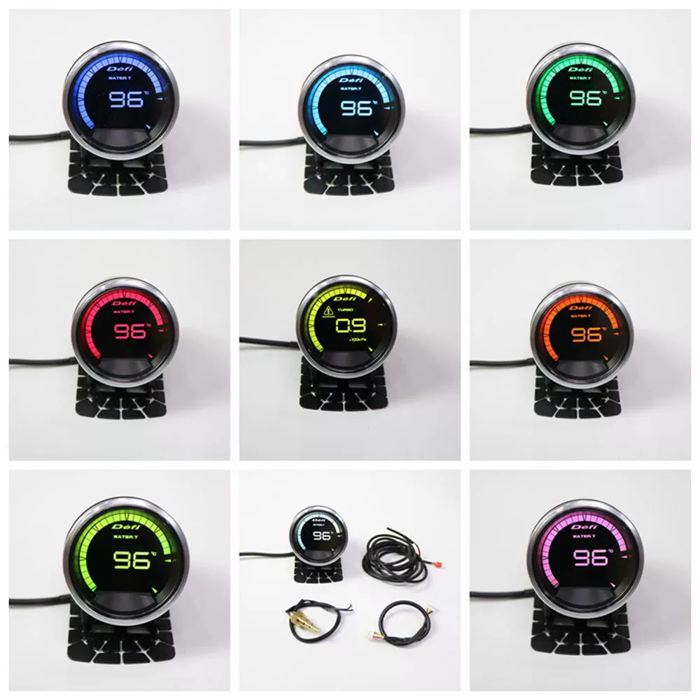 Новый OBD гоночный прибор Defi A1 с цветным дисплеем, датчик турбины, температура масла, давление масла, скорость, напряжение, вакуум, датчик температуры охлаждающей жидкости