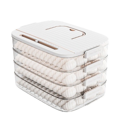 Dumpling storage box for refrigerator, food-grade freezing box tray, fresh-keeping wonton dumplings, quick-frozen meat packaging box