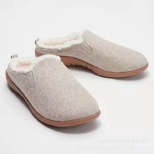 21冬季男女居家鞋低幫保暖加厚毛毛鞋包跟棉拖鞋室內防滑情侶棉鞋