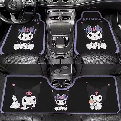Mats in the Car, Dust Removal, Universal Foot Pad - bow-headband-purple-5065cm-one-piece-in-the-front-row