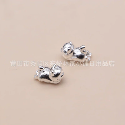 Zərgərlik ara hissələri lying cat spacer bead versatile