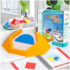 Children's educational thinking puzzle toys Intellectual colorful blocks logic competitive children's board games wholesale