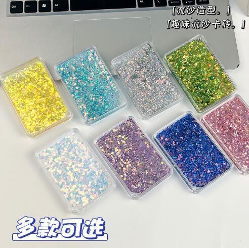 新作クリエイティブホワイトボード流砂麻雀6*9 DIY可愛い流砂グーカタイルグーカペンダント手帳グーカディスク|undefined