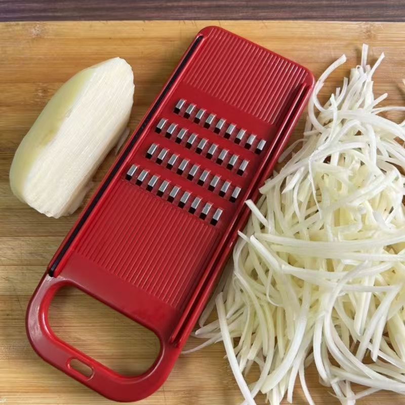 Streifenschneider [Marke SPOUNR] Dinsheng Kartoffelschneider Edelstahl Gurkenschneider Karottenschneider Multi-Funktions-Reibe