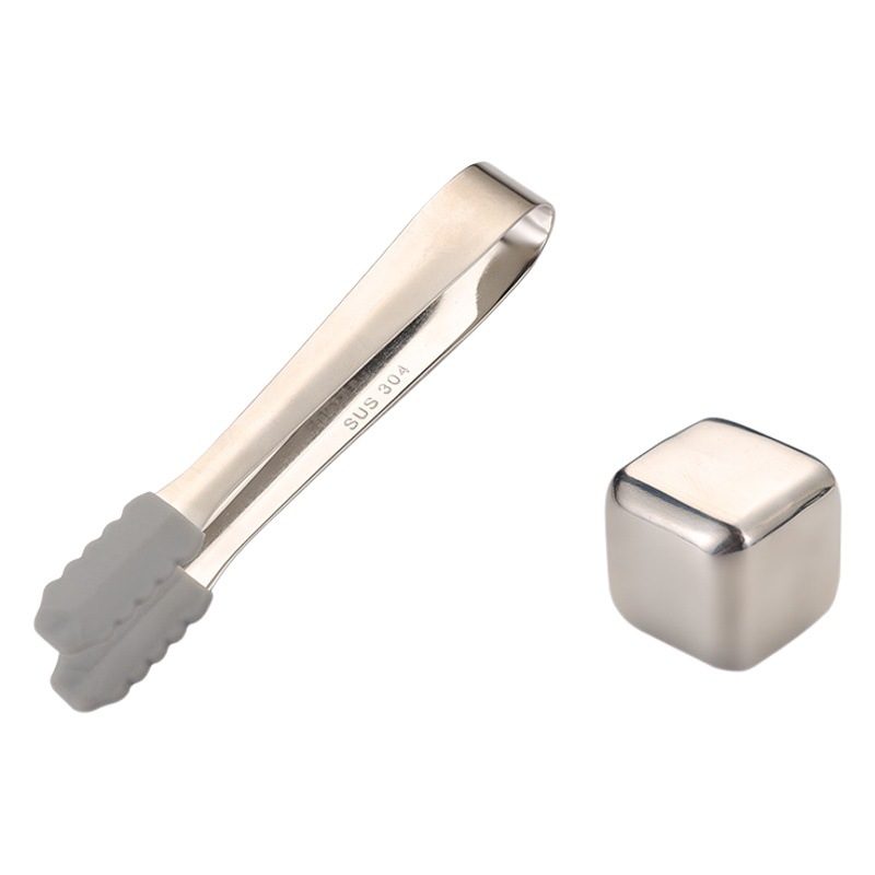 304 Quick Frozen Stainless Steel Ice Cubes Food Grade Household Iron Metal Ice Grain Whiskey Beer Wine Ice Ice Gadget