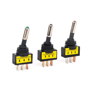 Toggle switch ASW-15D 12V/20A with LED light rocker arm toggle car modification switch