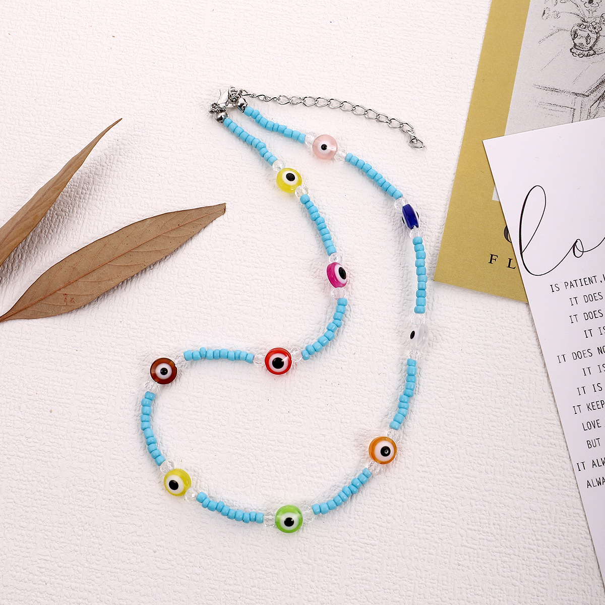Bohemian Devilu0027S Eye Beaded Womenu0027S Bracelets Necklace