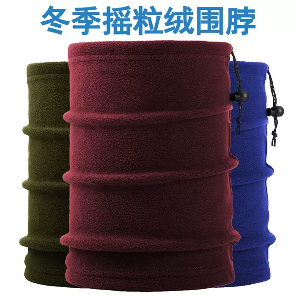 Cross-border hot selling polar fleece scarf outdoor riding fleece warm scarf mask men's and women's collar winter ski hat
