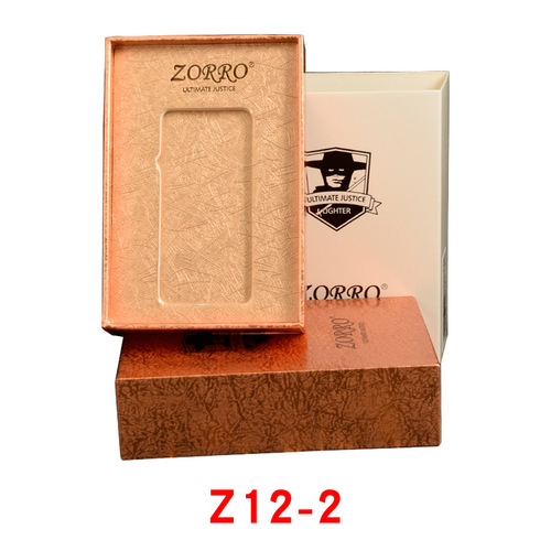 Zorro kerosene lighter ZC5 laser engraving double-sided thin model ZS5 Pixiu ice and fire pattern wholesale