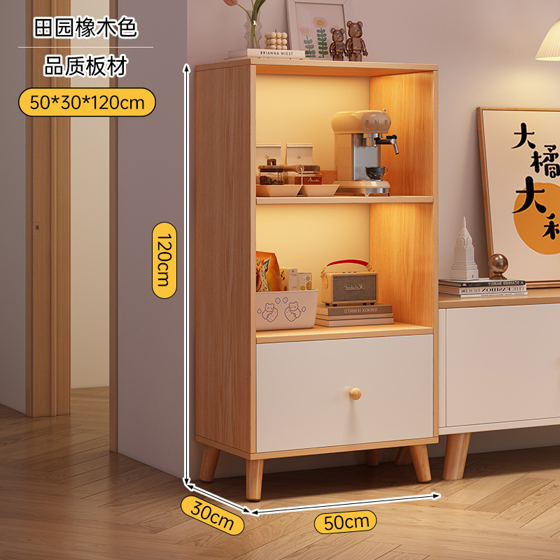本棚の棚の木の脚の家庭用ロッカーの展示棚の寝室の客間の多層は壁に寄りかかって床にある本棚を収納します。|undefined