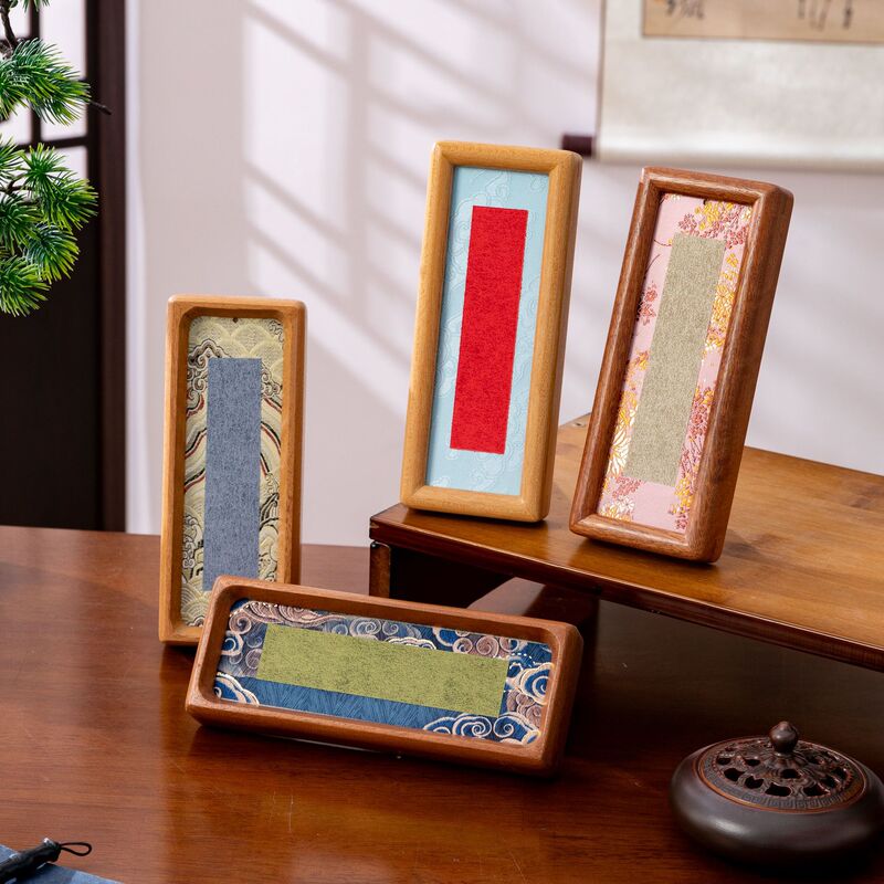 New Chinese-style solid wood mortise and tenon round-corner photo frame, a creative DIY item for decorating and displaying photos, calligraphy, and paintings New Chinese-style solid wood mortise and tenon round-corner photo frame, a creative DIY item for decorating and displaying photos, calligraphy, and paintings