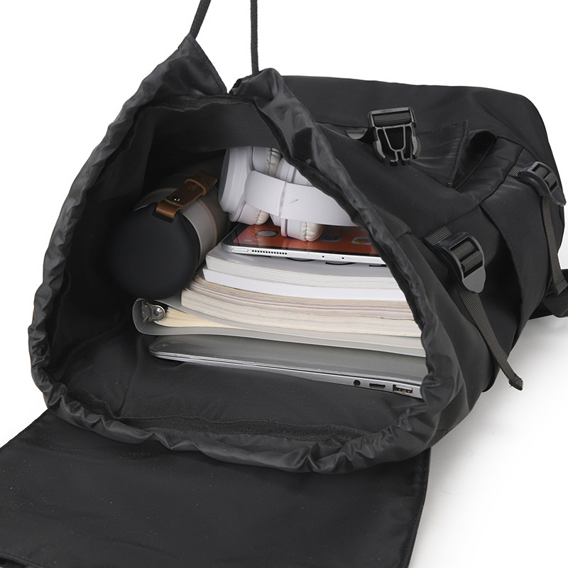 Mochila de nuevo estilo, tendencia de la moda, mochila escolar para estudiantes de gran capacidad, bolsa de viaje de ocio, mochila para computadora de cercanías de negocios