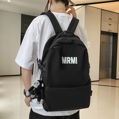 ファッションブランド中学生大学生カバンメンズカジュアルシンプル大容量リュックサック男性キャンパスリュックサック