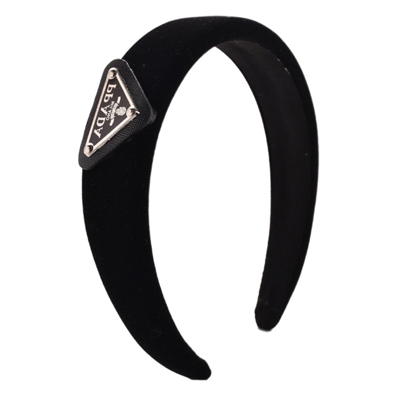 Corea del Sur Internet celebridad invertida triángulo etiqueta esponja diadema todo fósforo de la moda japonesa horquilla accesorios para el cabello presionando diadema moda