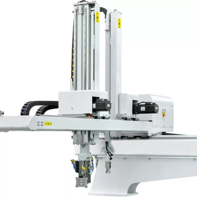 厂家注塑机伺服全自动机械手 三轴机械双截手臂 牛头卧式机械手